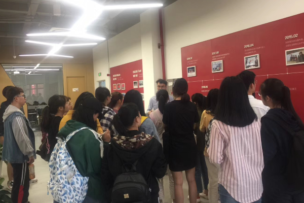 工商管理学院学生参观58到家集团